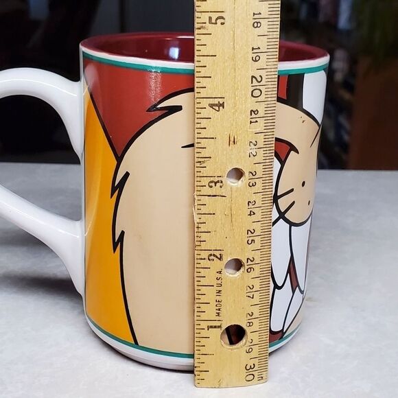 Vintage 1998 TAZ All Over Coffee Cup Mug Gibson Warner Brothers Looney Tunes - Picture 8 of 8